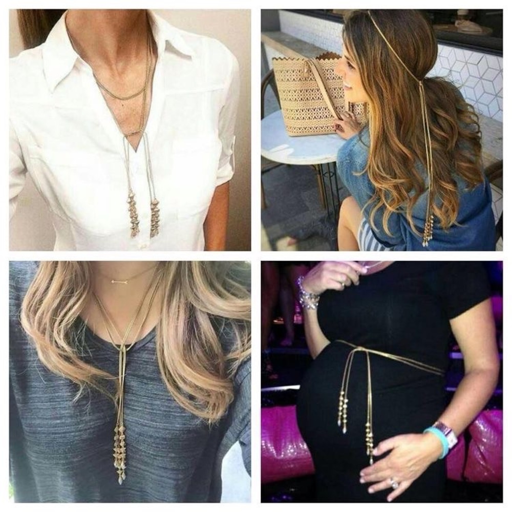 📣📣 Stella and Dot Brynn Laurier Necklace Gold